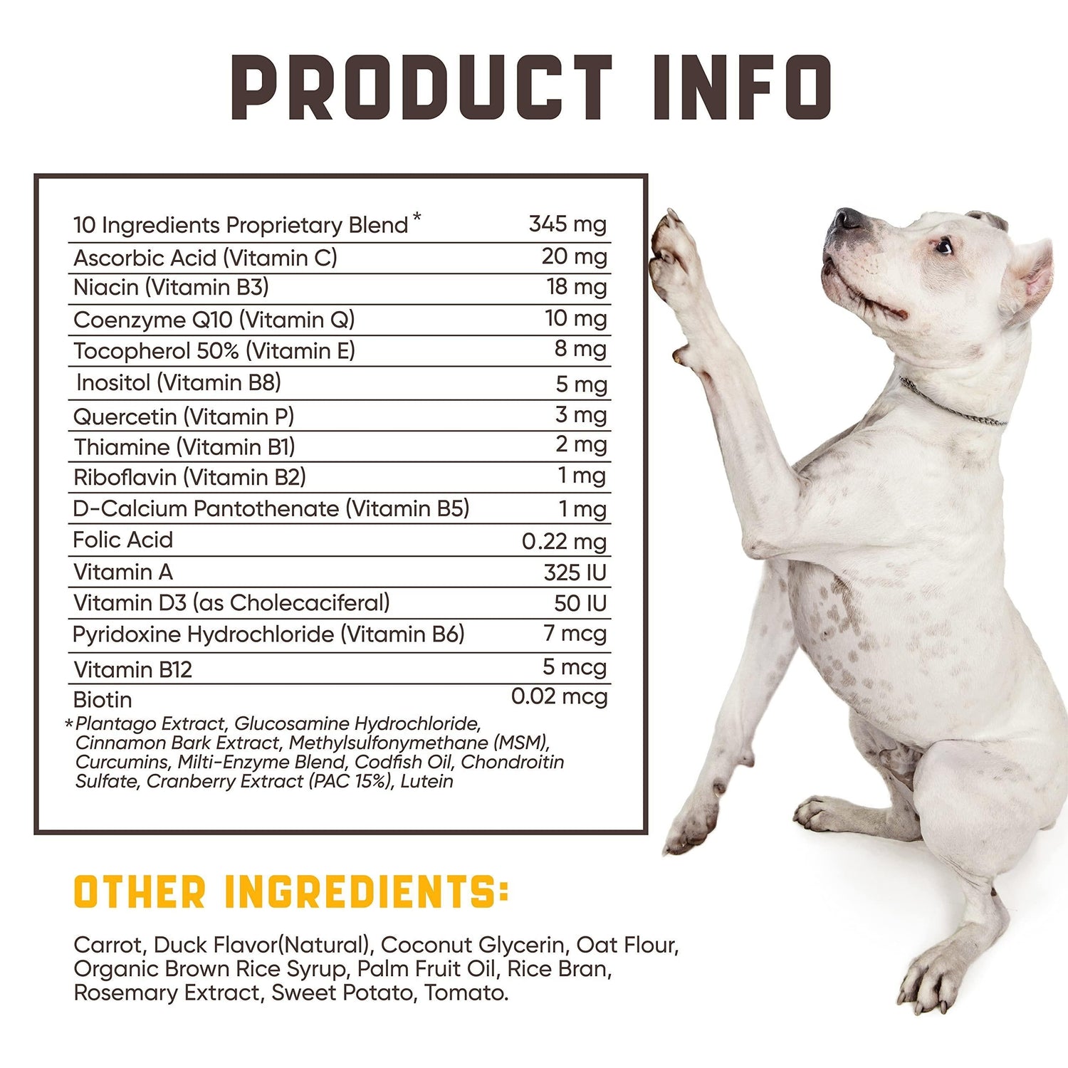 Dog Multivitamin 15-in-1 Immune Digestion Joint &amp; Heart Health