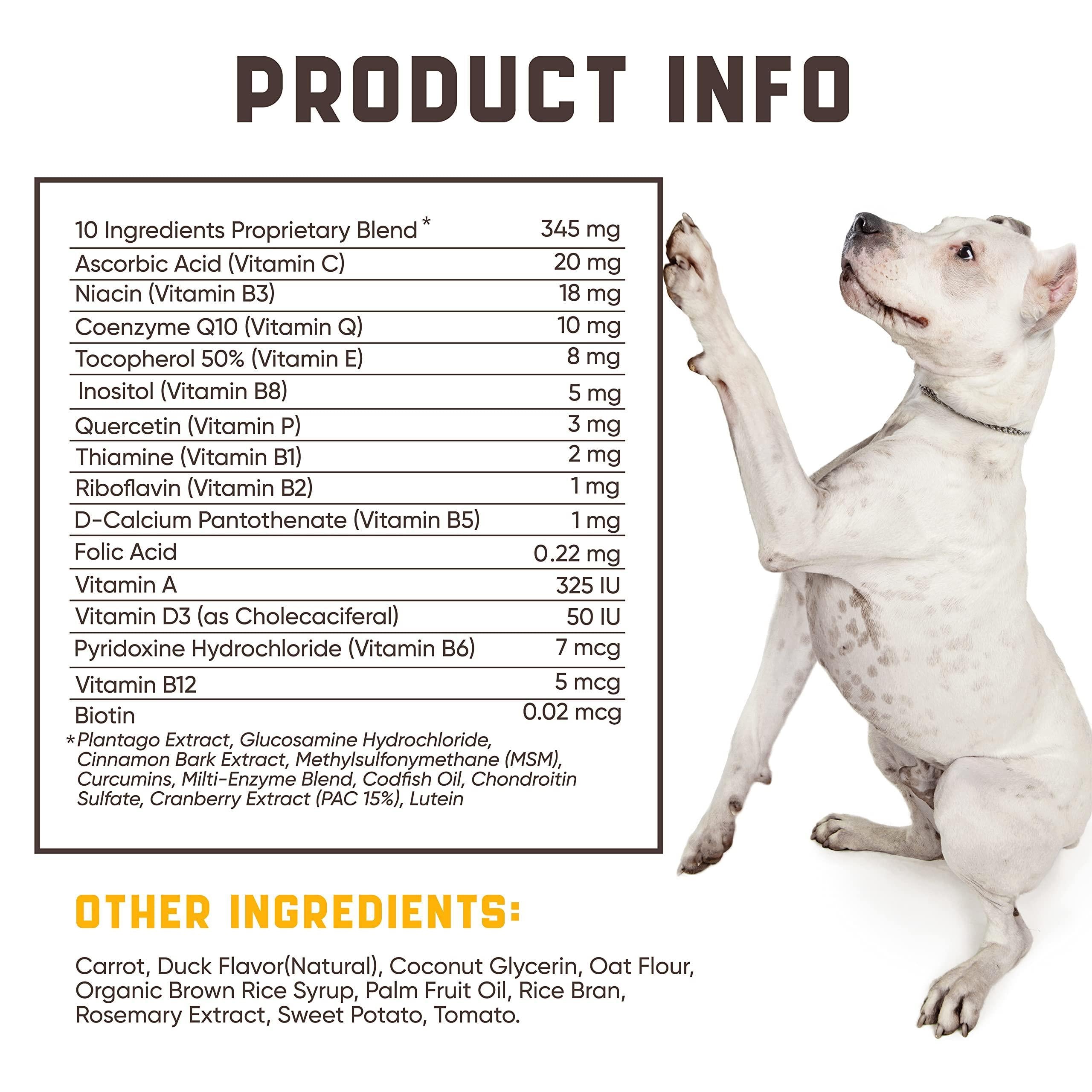 Dog Multivitamin 15-in-1 Immune Digestion Joint &amp; Heart Health