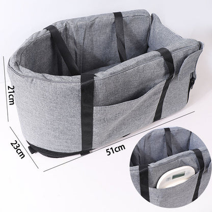 Portable Dog Car Kennel — 4 Colors, All-Season, Soft-Sided