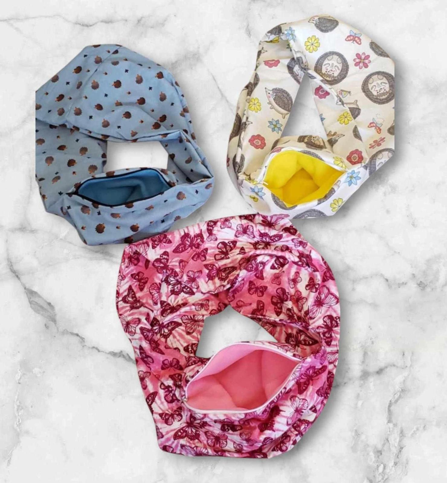 Cuddle Cups Soft Fleece lined beds Great for Small Pets