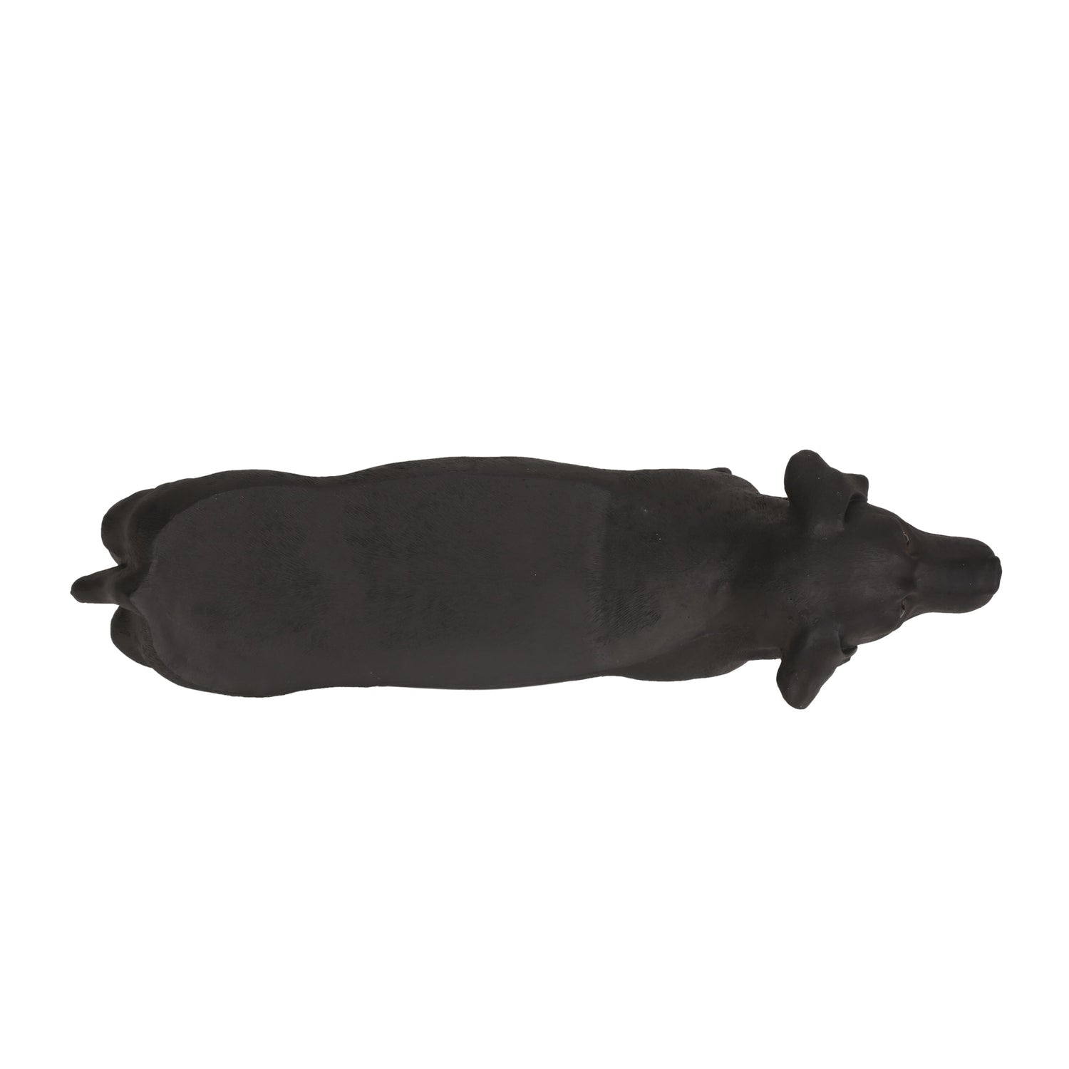 MGO Dog Bench - Outdoor Labrador Design, Matte Black