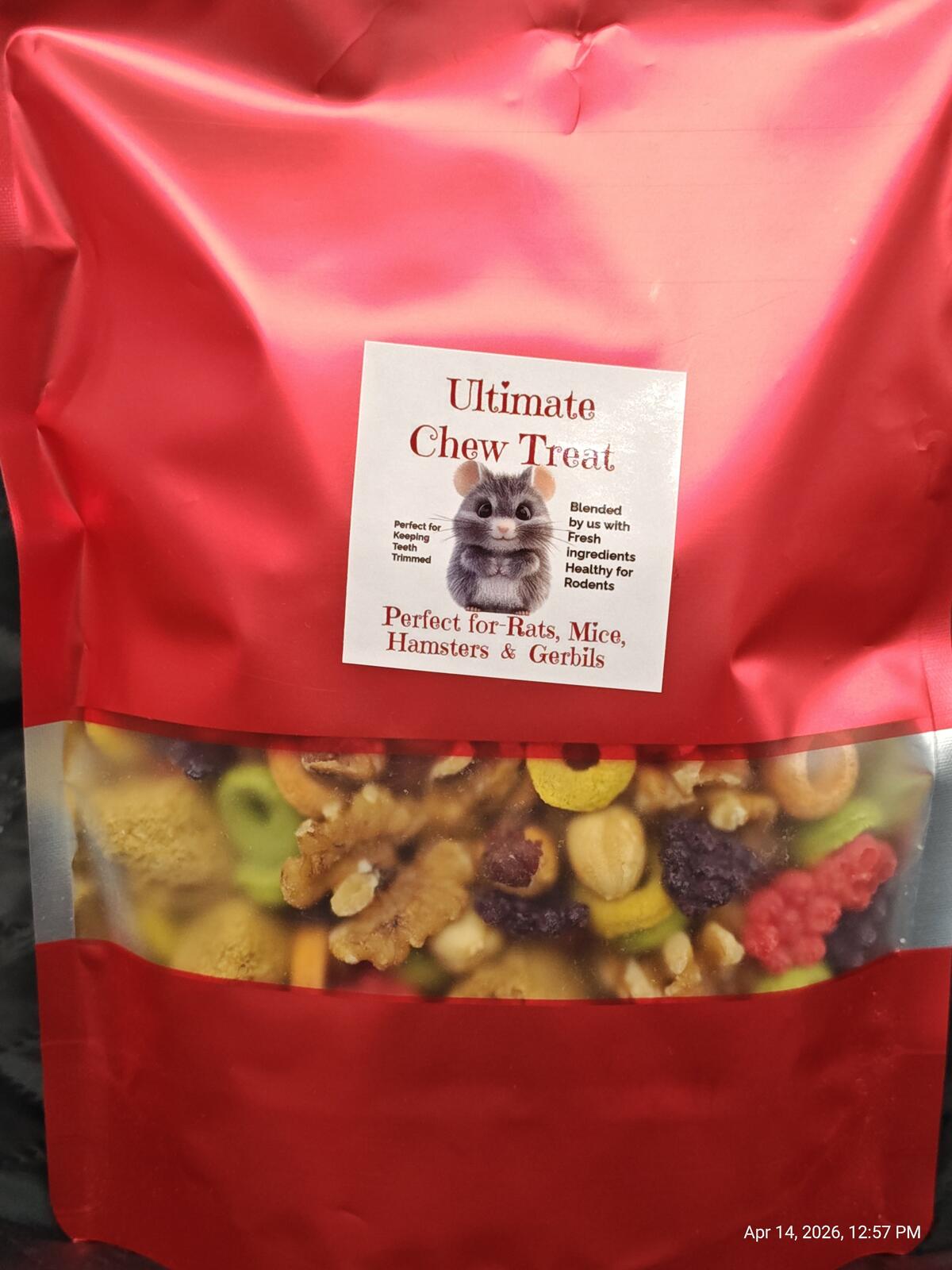 Ultimate Chew 2.0  NEW treat for Rats, Mice, Hamster, Gerbils, Degus &amp; Rodents