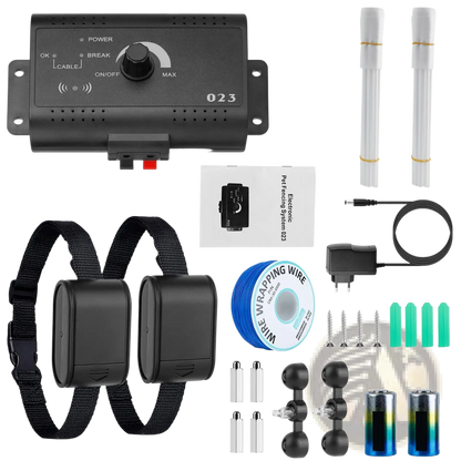 Electric Dog Fence System with Water Resistant Collar