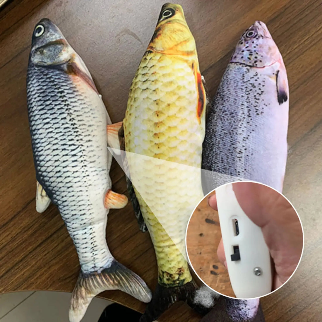 Electric Jumping Fish Cat Toy no Catnip Version