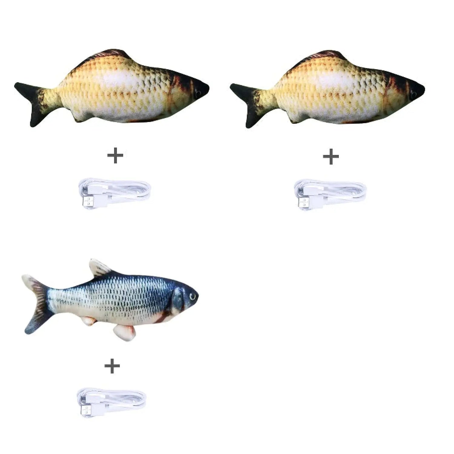 Electric Jumping Fish Cat Toy no Catnip Version
