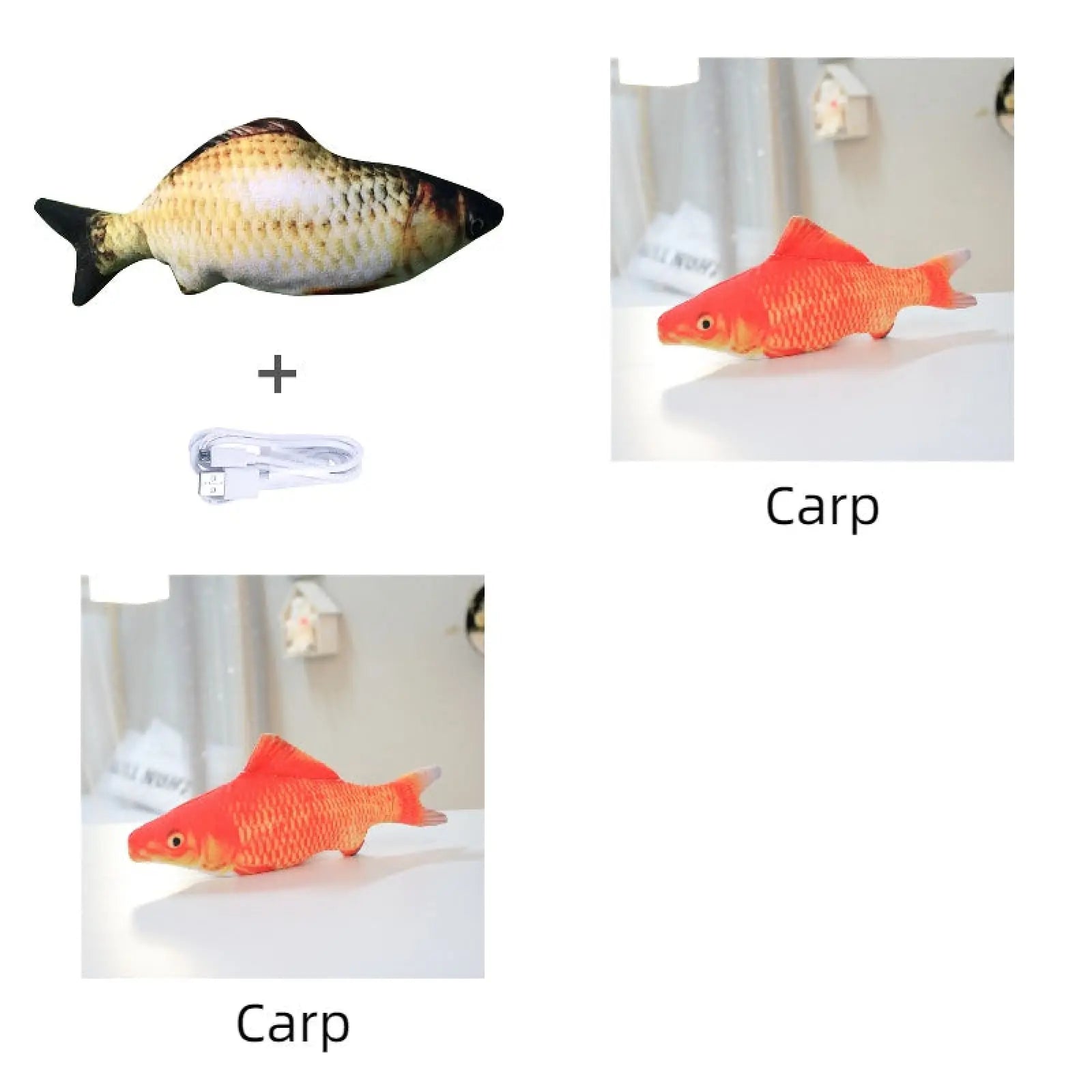 Electric Jumping Fish Cat Toy no Catnip Version