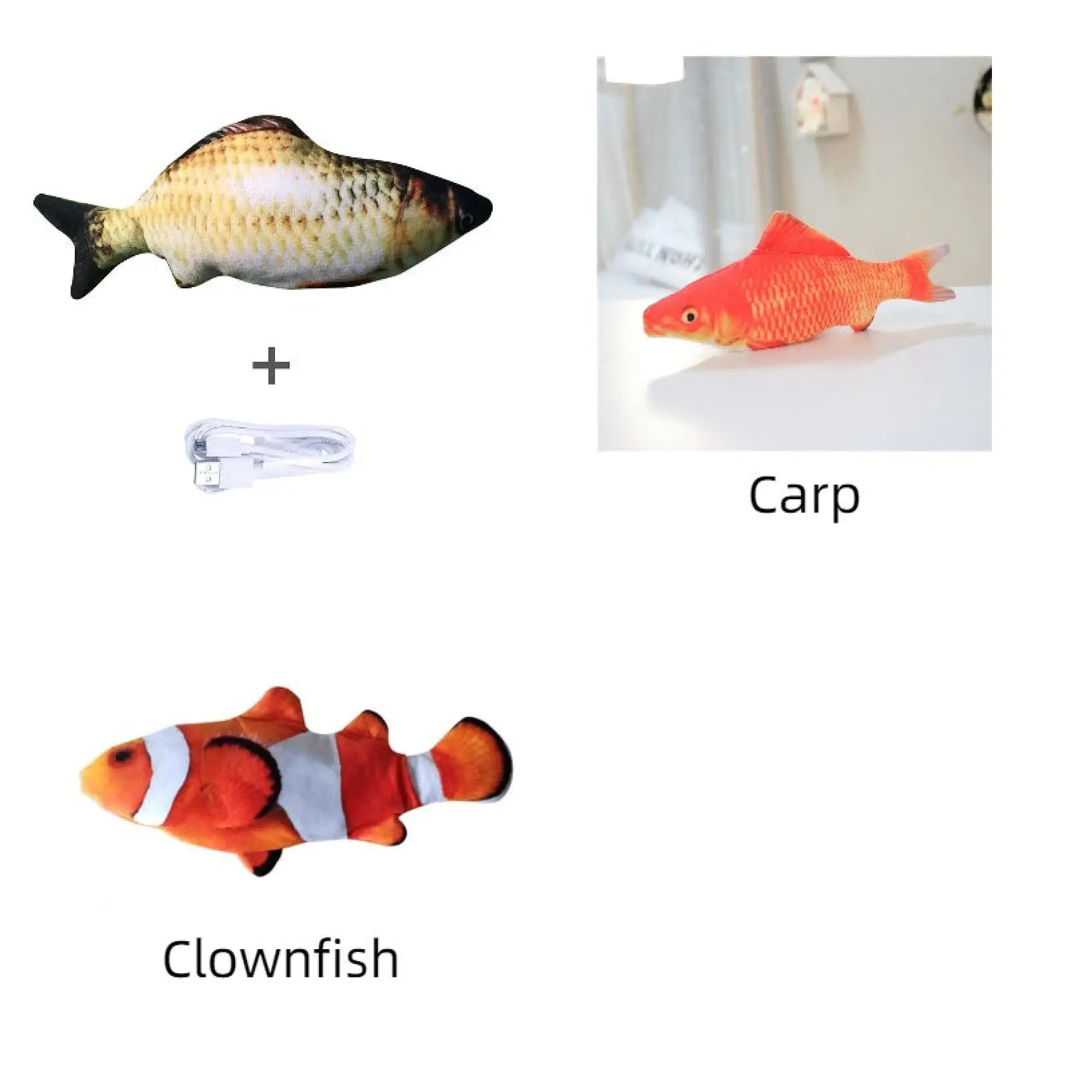 Electric Jumping Fish Cat Toy no Catnip Version