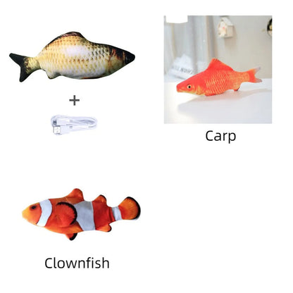 Electric Jumping Fish Cat Toy no Catnip Version