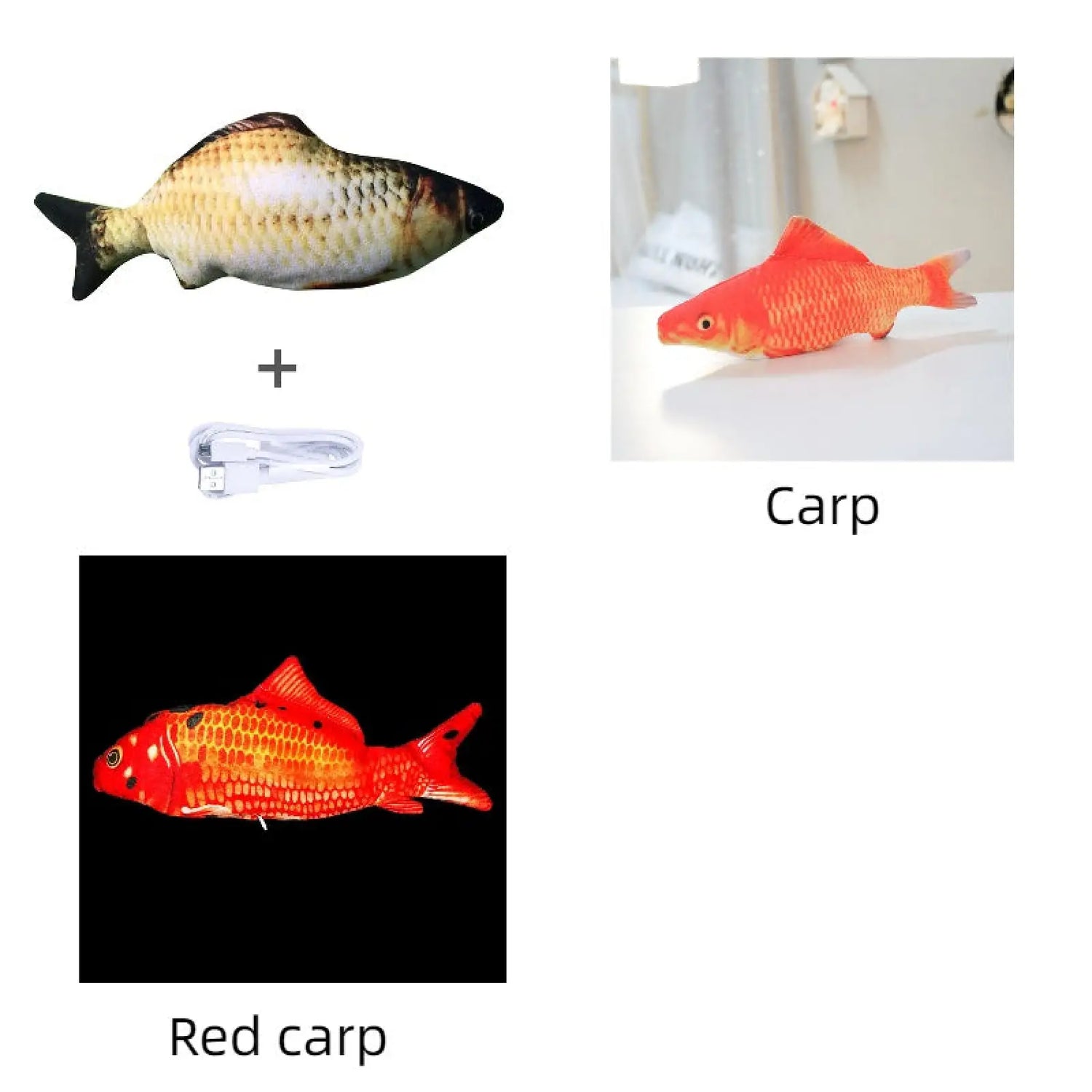Electric Jumping Fish Cat Toy no Catnip Version