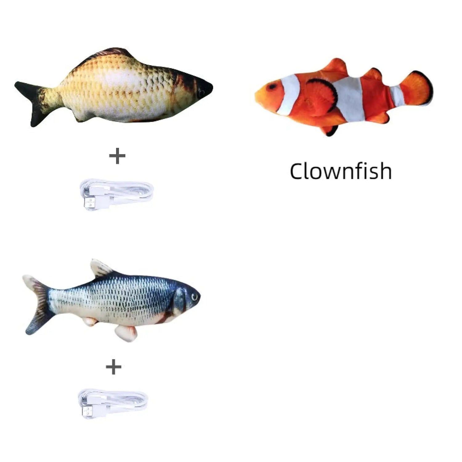 Electric Jumping Fish Cat Toy no Catnip Version