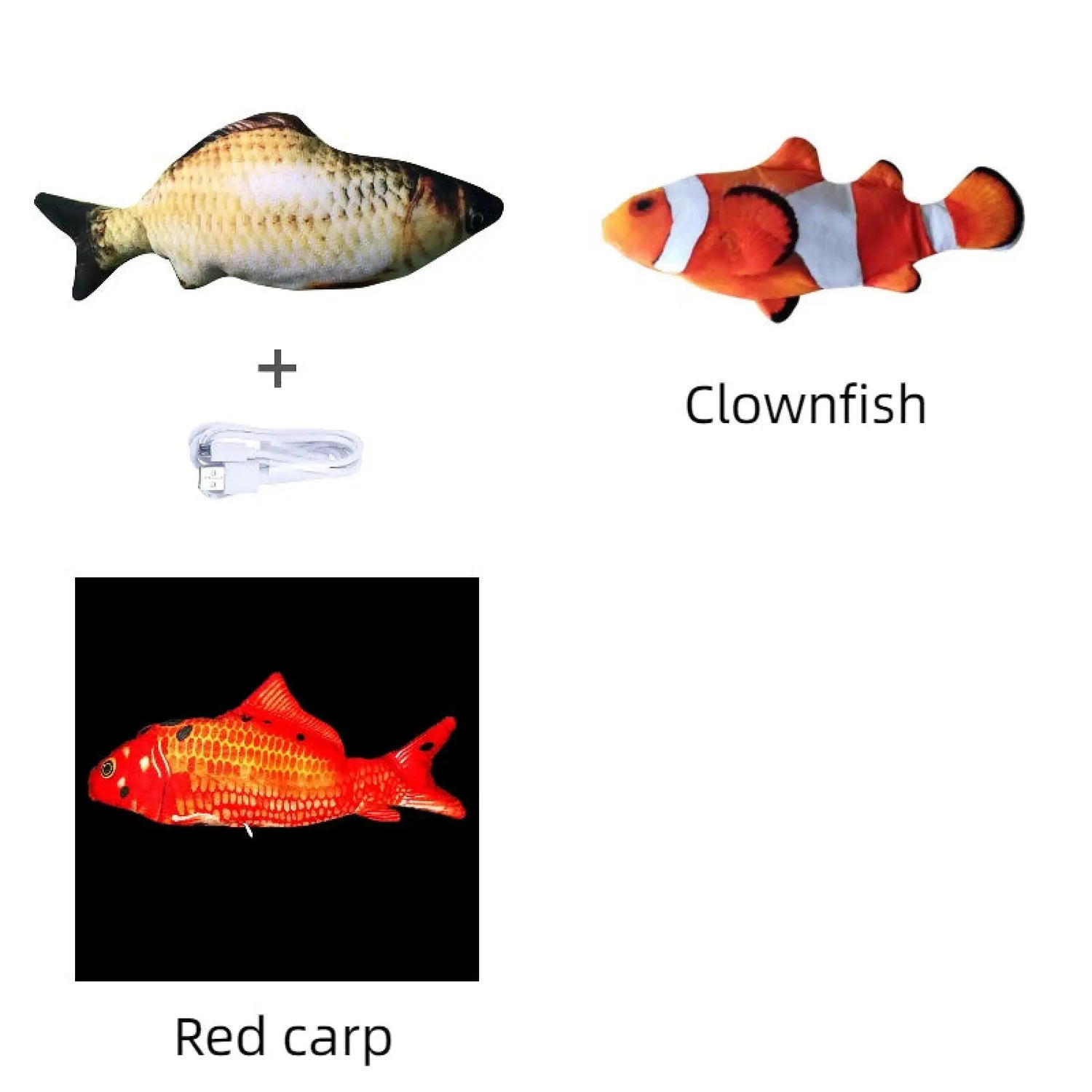 Electric Jumping Fish Cat Toy no Catnip Version