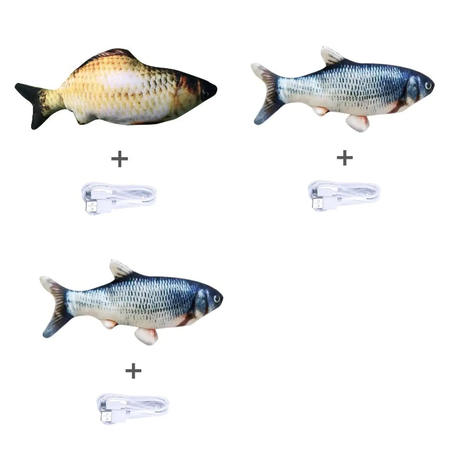 Electric Jumping Fish Cat Toy no Catnip Version