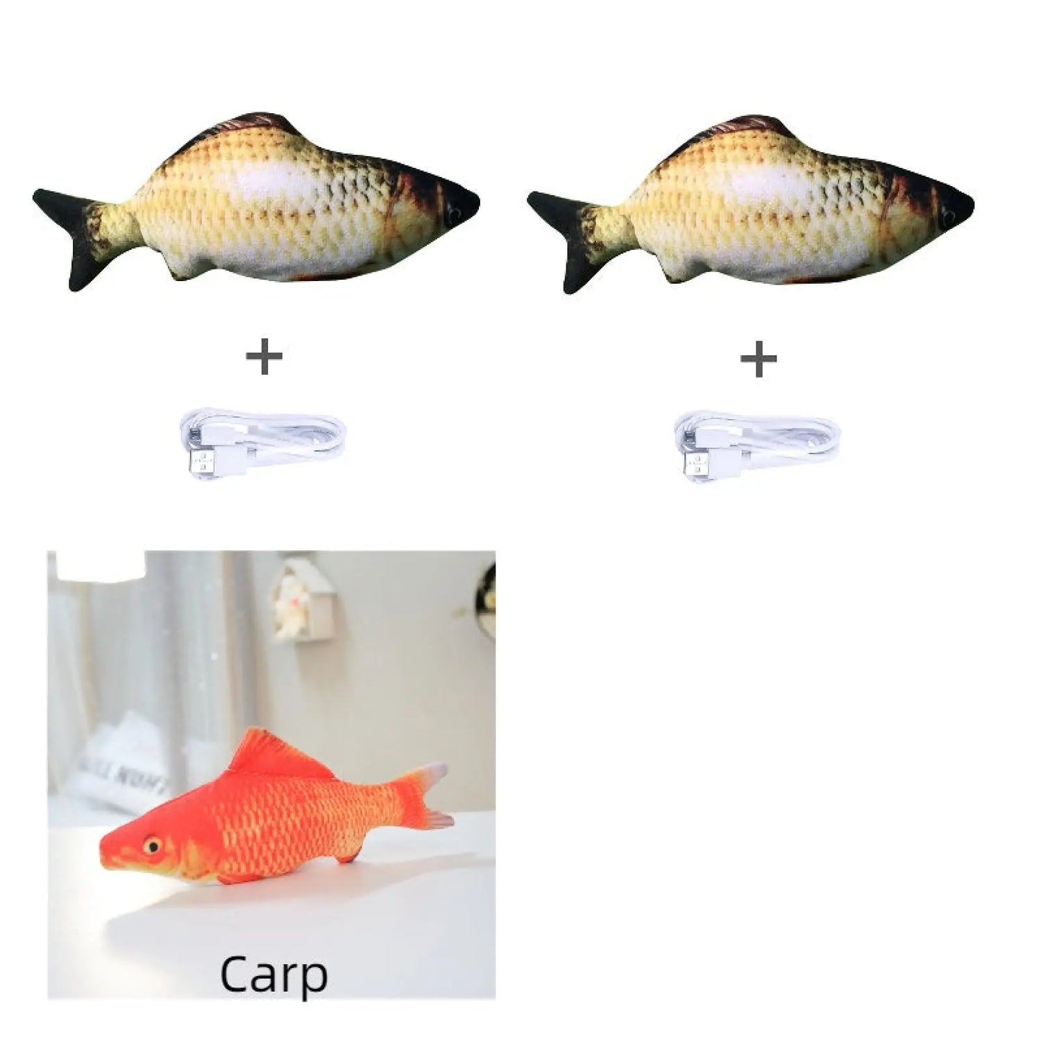 Electric Jumping Fish Cat Toy no Catnip Version