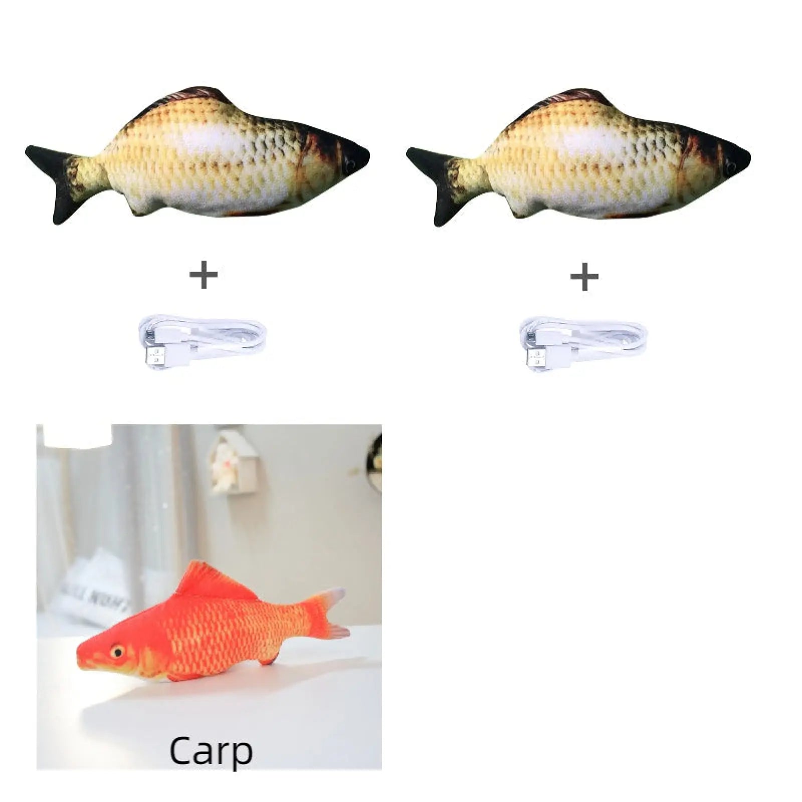 Electric Jumping Fish Cat Toy no Catnip Version