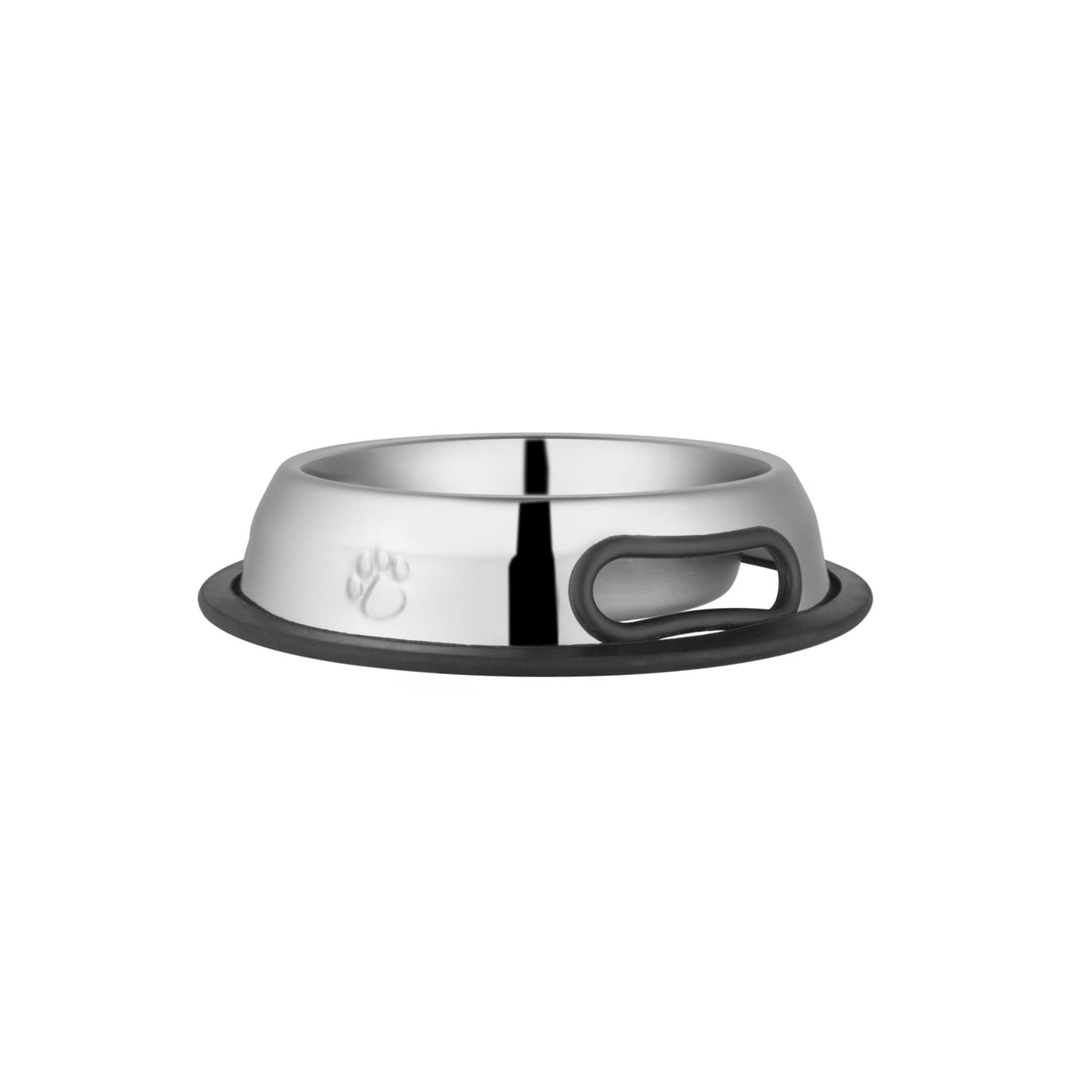 Jeffers Pet Embossed No-Tip Anti-Skid Stainless Steel Pet Bowls for Dogs, Cats, Puppies, Kittens – Rubber Base, Food &amp; Water Feeding Dish for Home, Travel, Camping, Kennel