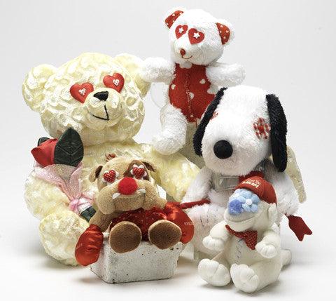 EXTRA LARGE Hearts, Love &amp; Candy Dog Toy: Squeak &amp; NO Squeak