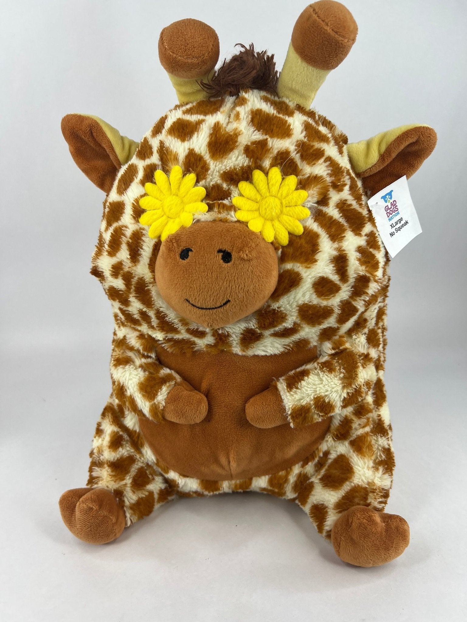 Extra Large / XL Stuffed &amp; NO SQUEAK Squeakerless Quiet Zone Dog Toys: 15"-20"