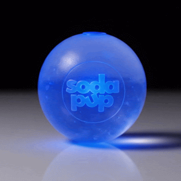 Strobe Ball Light-Up Dog Toy - Durable Floating Chew Ball | Made in USA