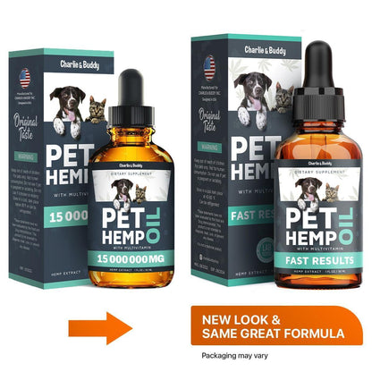 Hemp Oil for Dogs &amp; Cats Anxiety Pain Stress &amp; Sleep Support