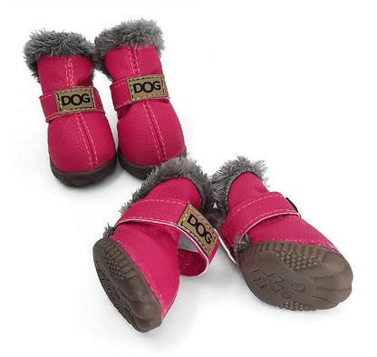 Dog Winter Snow Boots — 10 Colors, Sizes 1–5