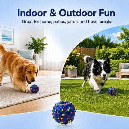 Smart Interactive Dog Toys For Large Dogs, 3.1 Inch Auto Lightweight Moving Dog Toy, Chew-Resistant E-TPU Interactive Dog Ball, IP54 Waterproof, USB-C Rechargeable, Indoor &amp; Outdoor