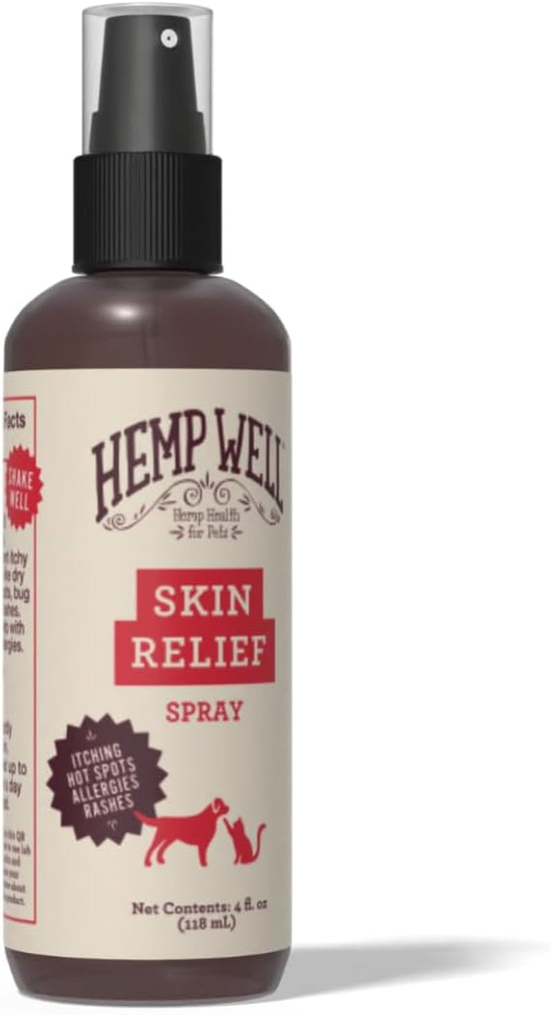 Hemp Itch Relief Spray for Dogs &amp; Cats Skin Soothing Support