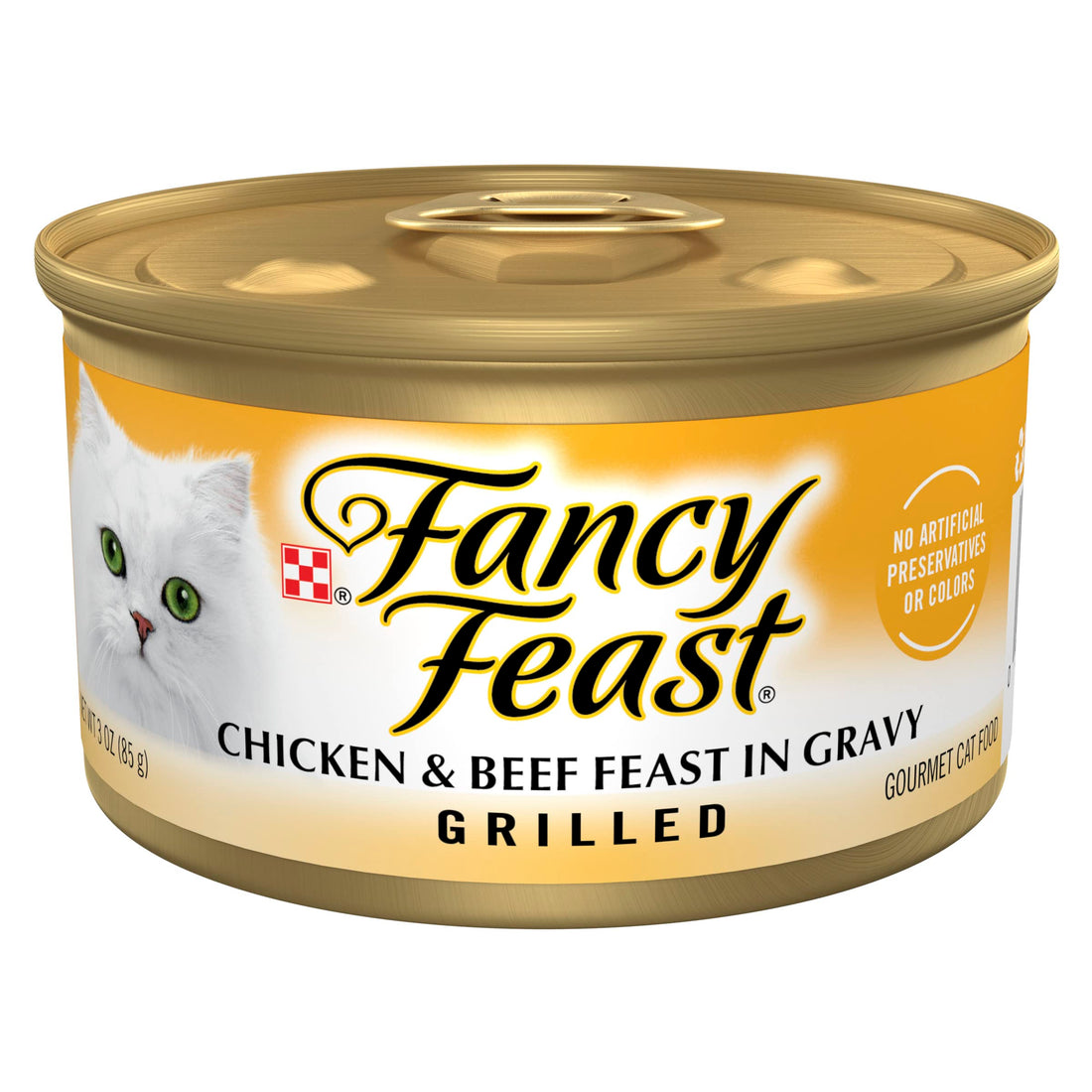 Fancy Feast Grilled Chicken &amp; Beef Wet Cat Food (3oz)