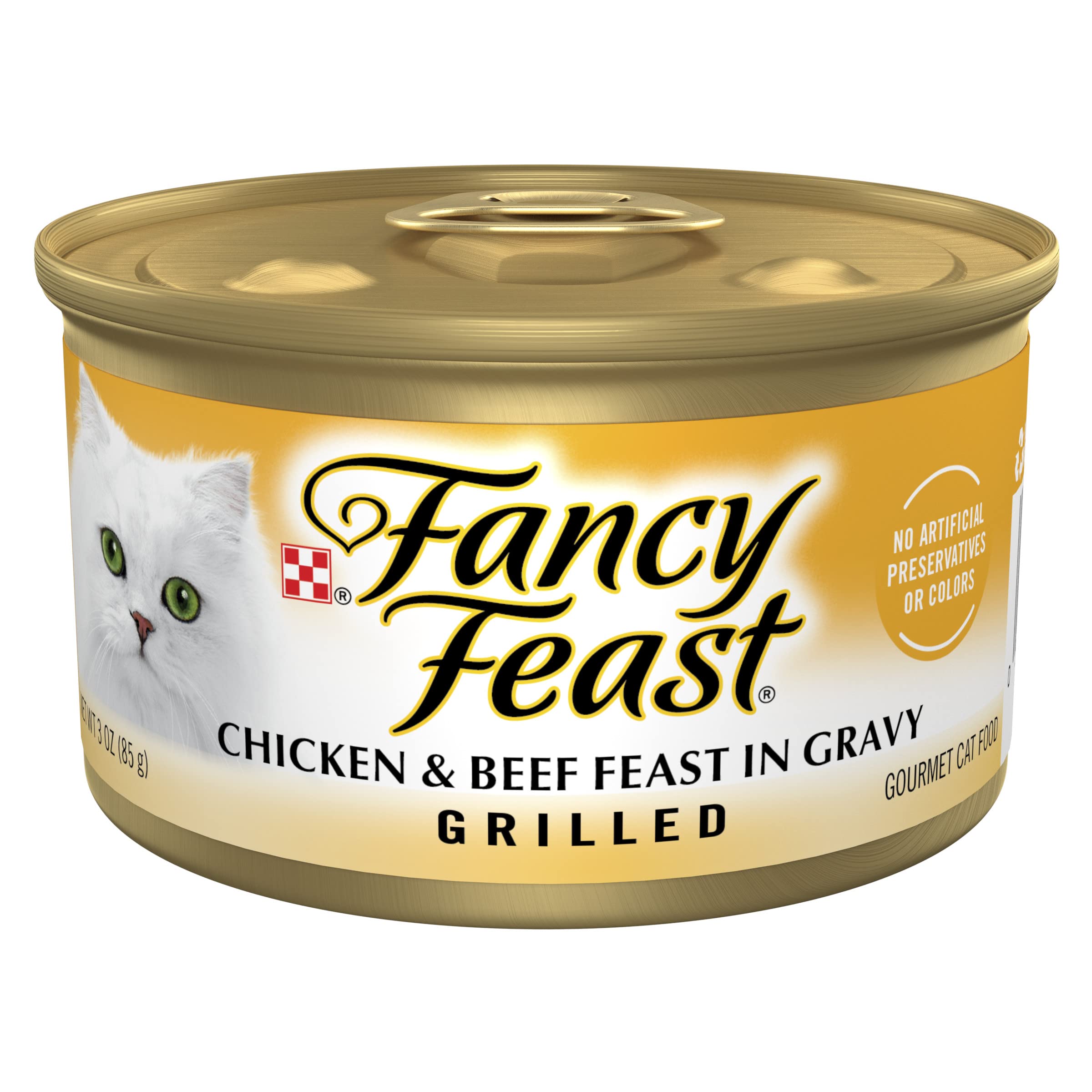 Fancy Feast Grilled Chicken &amp; Beef Wet Cat Food (3oz)