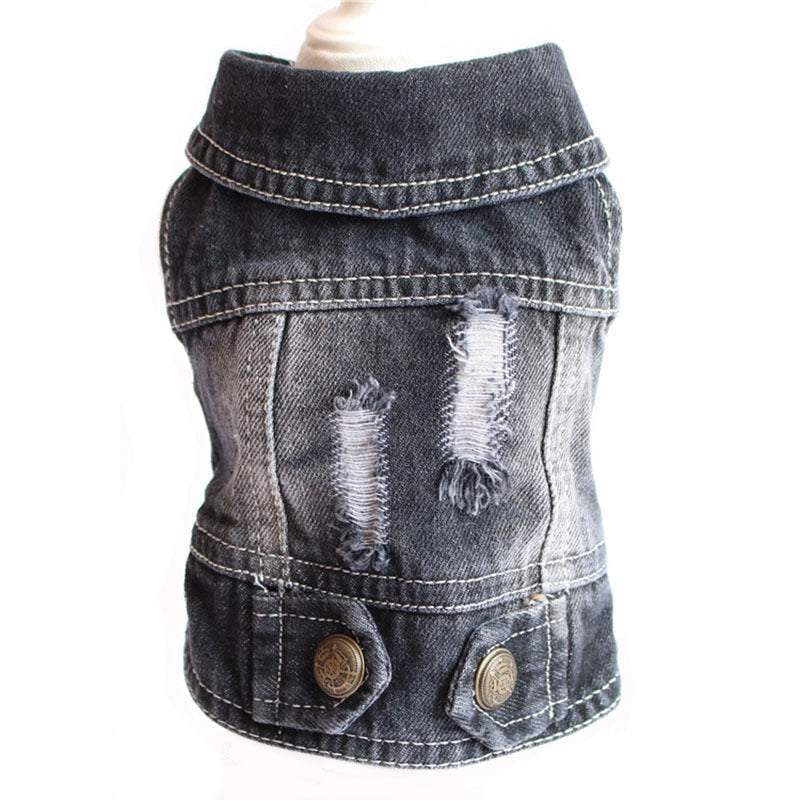 Dog Denim Jacket — 9 Styles, Sizes XS–2XL