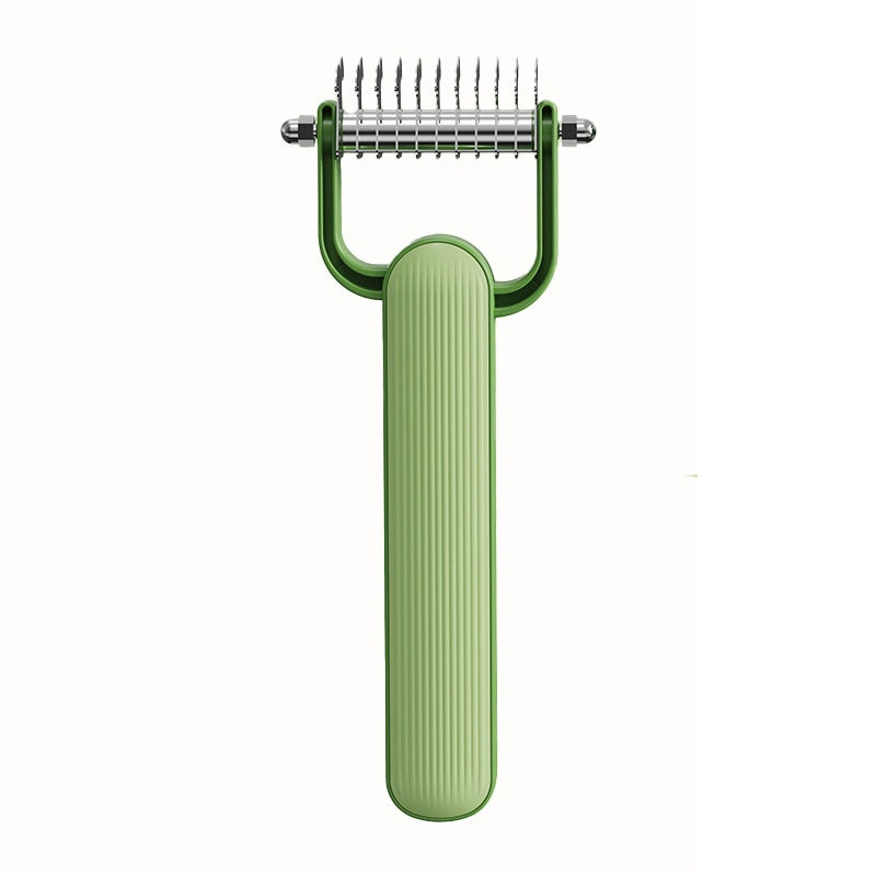 2026 New Double-Sided Dematting Comb For Dogs &amp; Cats, Pet Grooming Tool For Long Haired Thick Double Coat Pets, Undercoat Rake Deshedding Brush For Tangles Matted Shedding Fur