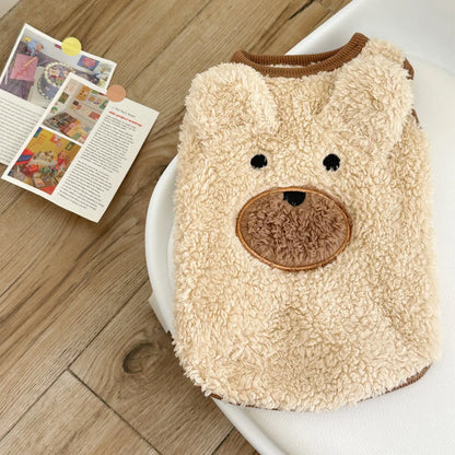 Fleece Lined Winter Dog Coat Warm Pet Apparel