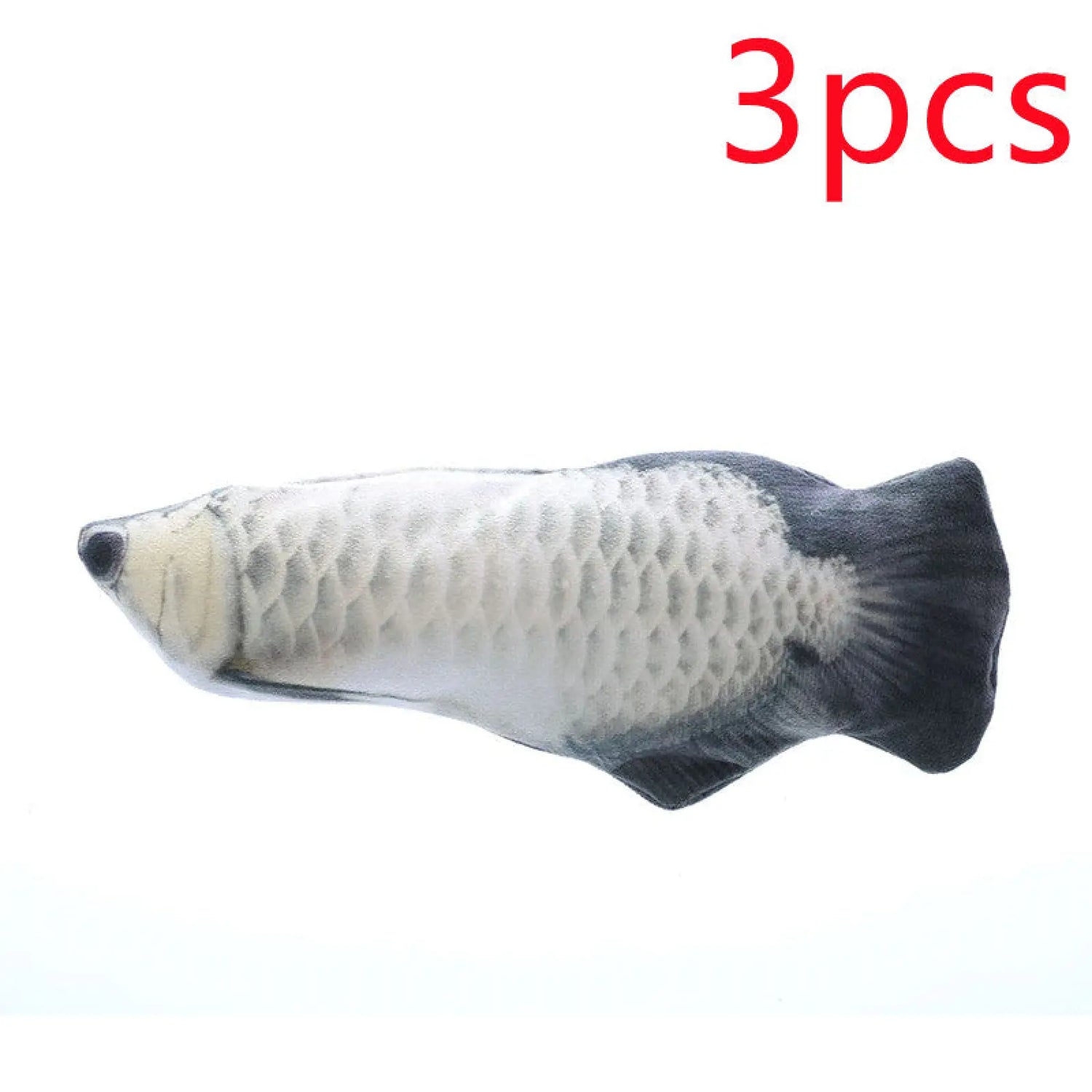 Flopping Fish Cat Toy Realistic Plush with Catnip 30cm
