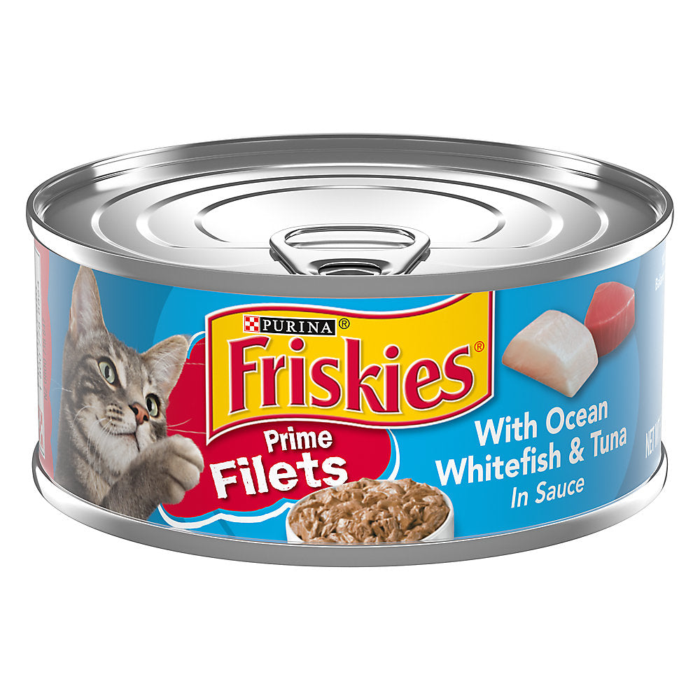 Friskies Prime Filet Oceanfish &amp; Tuna in Sauce Wet Cat Food (5.5oz)