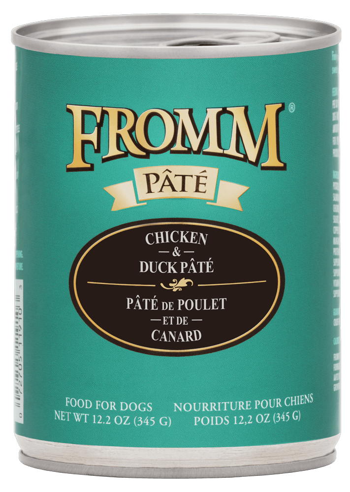Fromm All Life Stages Chicken &amp; Duck Pate Wet Dog Can (12.2oz)