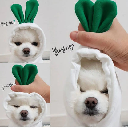 Fruit Dog Hoodie Warm Winter Fleece Puppy Clothes