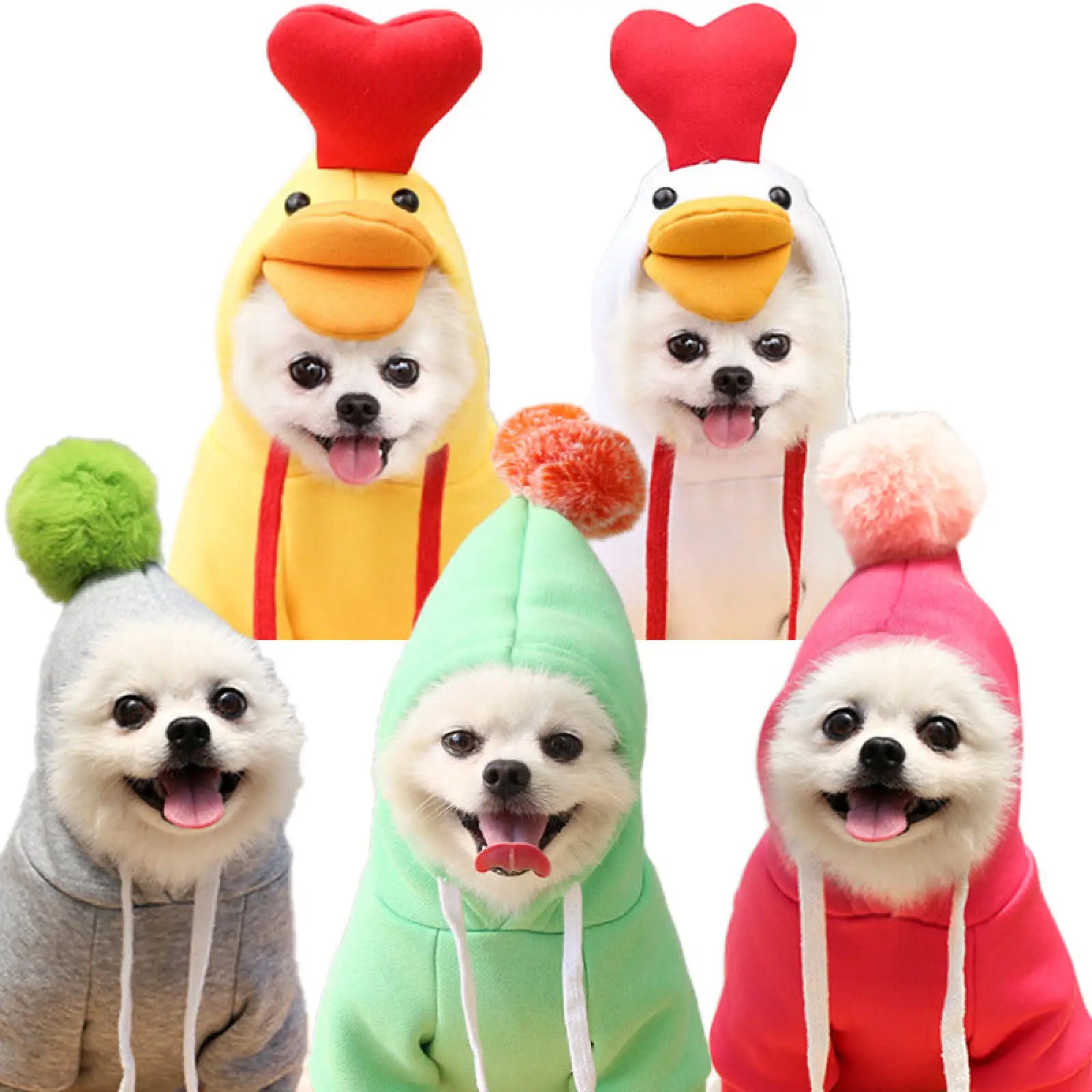 Fruit Dog Hoodie Warm Winter Fleece Puppy Clothes