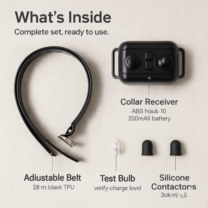 Dog Training Collar Receiver for Remote Training
