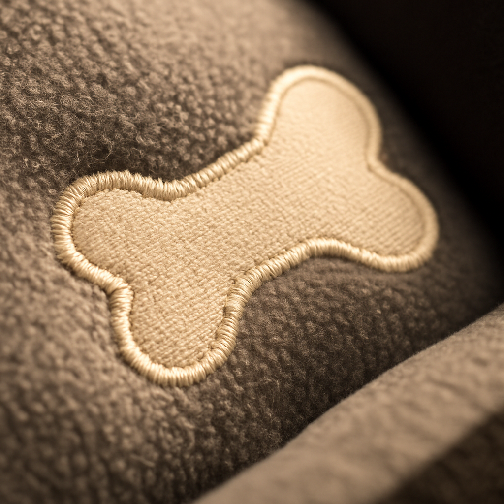 Dog Bed with Soft Fleece Cushion - Cozy &amp; Secure Rest