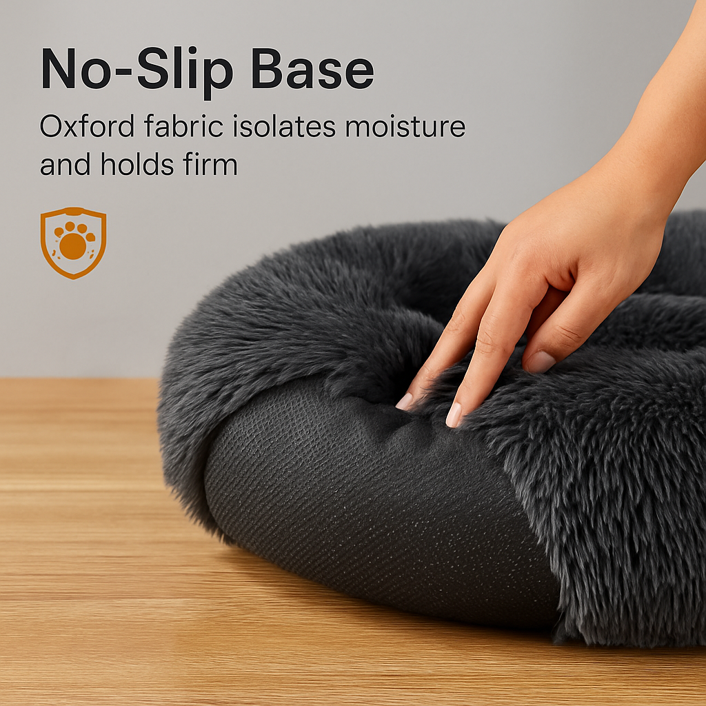 Pet Dog Bed: Warm Plush Nest for Dogs &amp; Cats