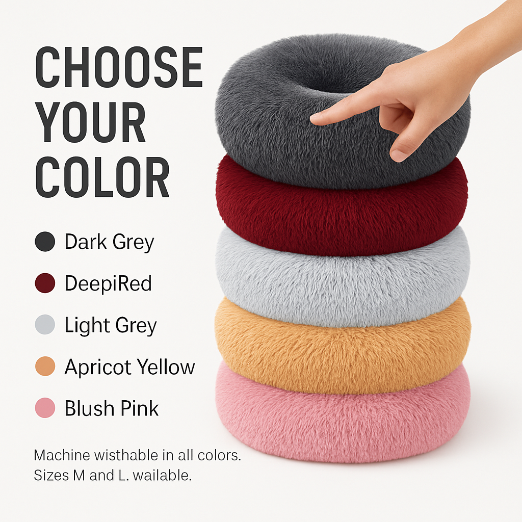 Pet Dog Bed: Warm Plush Nest for Dogs &amp; Cats