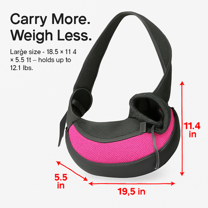Pet Carrier Sling Bag: Hands-Free Comfort for Small Pets