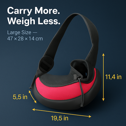 Pet Carrier Sling Bag: Hands-Free Comfort for Small Pets