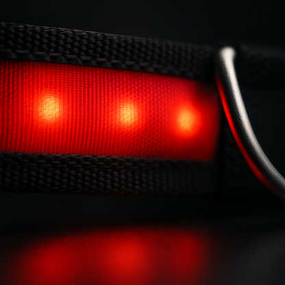 LED Dog Collar: Safety Light for Night Walks