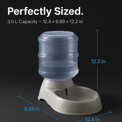 Pet Water Dispenser for Gravity Refill System