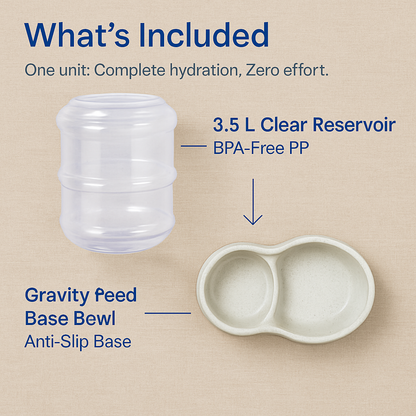 Pet Water Dispenser for Gravity Refill System