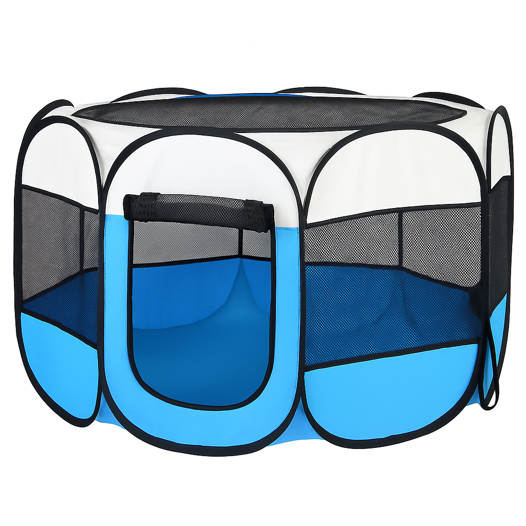 Foldable Portable Pet Tent Exercise Pen for Indoor Outdoor