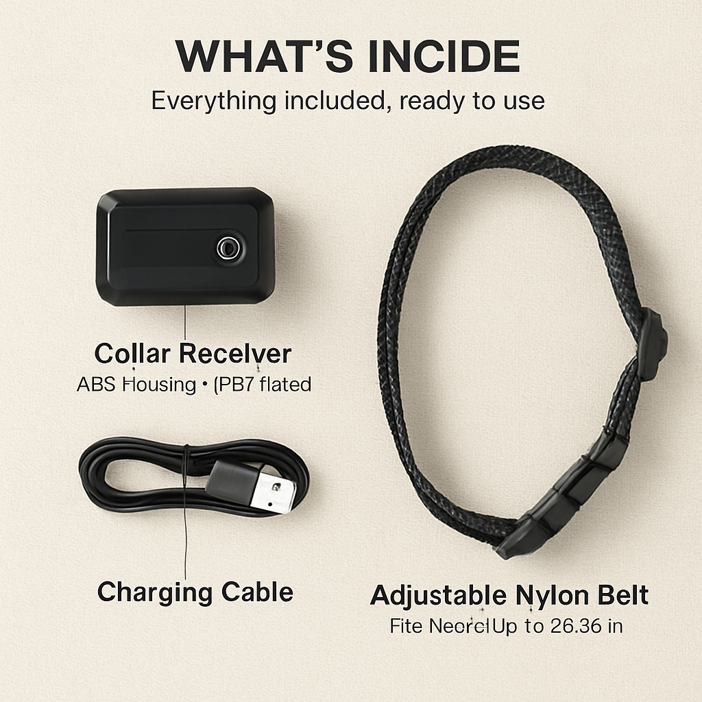 Dog Training Collar Receiver - Safe, Gentle Training Aid