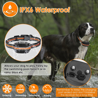 Gps Wireless Dog Fence and Tracker with Waterproof Collar