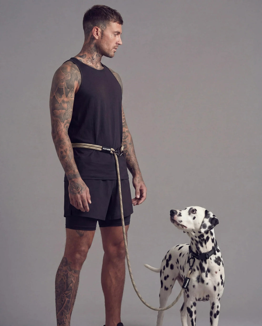 Olive Green Runners Hands-Free Dog Leash