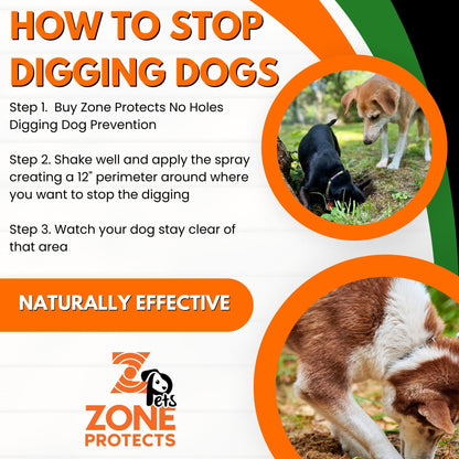 No Holes! Digging Dog Prevention; Twin Spray Bundle